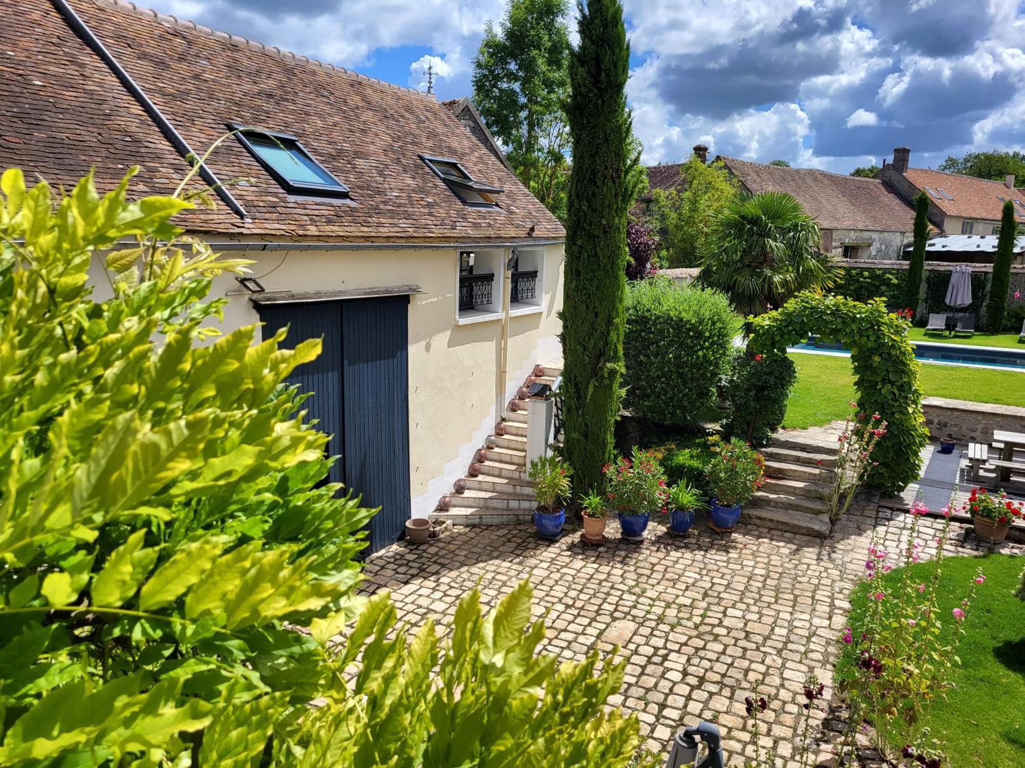 Bed and Breakfast Les Glycines à Ury Extérieur photo